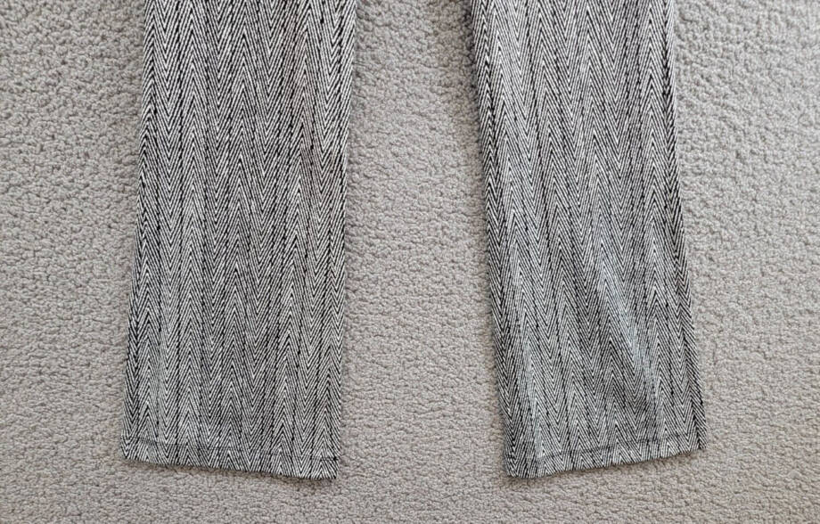 Sanctuary High Rise Bootcut Pants Women's XXS Gray Herringbone Elastic Waist