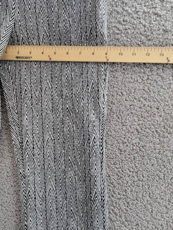 Sanctuary High Rise Bootcut Pants Women's XXS Gray Herringbone Elastic Waist