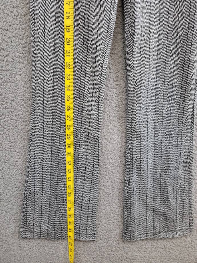 Sanctuary High Rise Bootcut Pants Women's XXS Gray Herringbone Elastic Waist