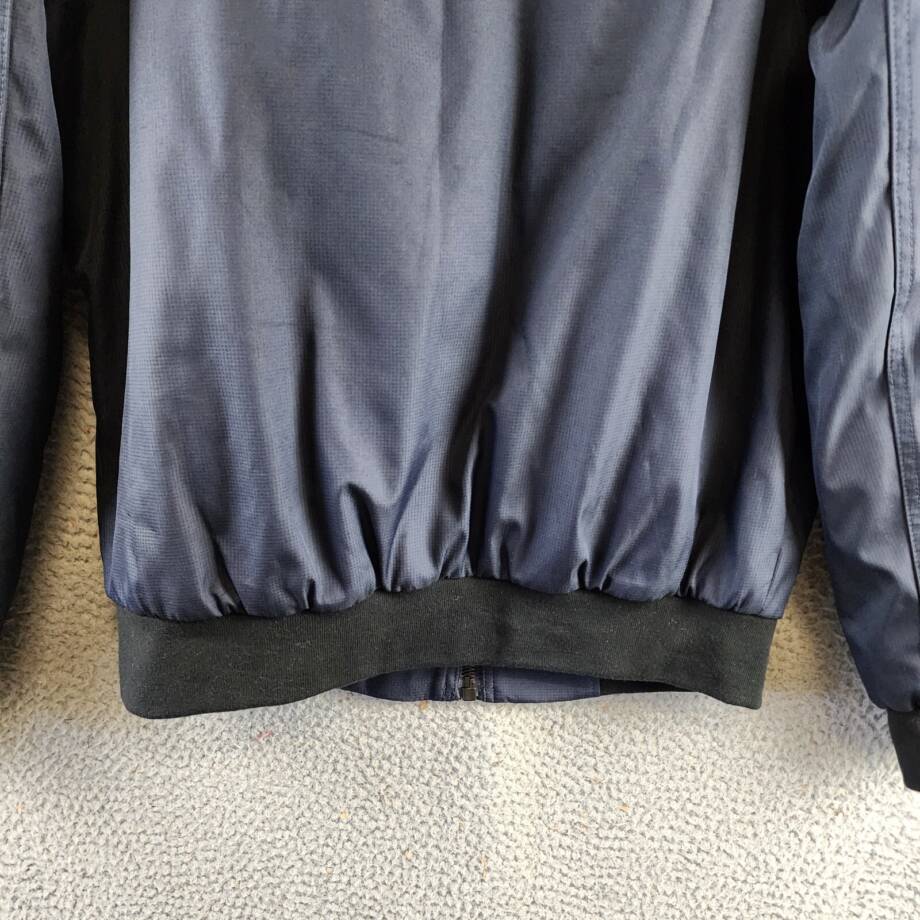 Calvin Klein Classic Zip-Front Ripstop Bomber Jacket Men's Small True Navy
