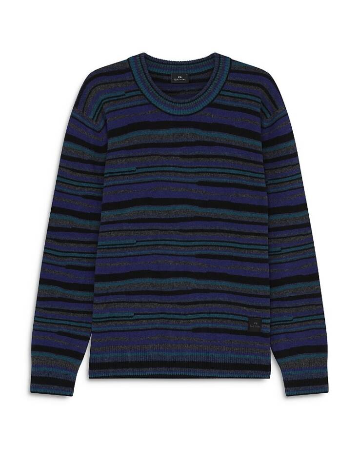 Ps Paul Smith Knitwear Wool Blend Sweater Men's XS Blue Pullover