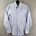 The Men's Store at Bloomingdale's Stretch Slim Fit Dress Shirt 14.5R Light Blue