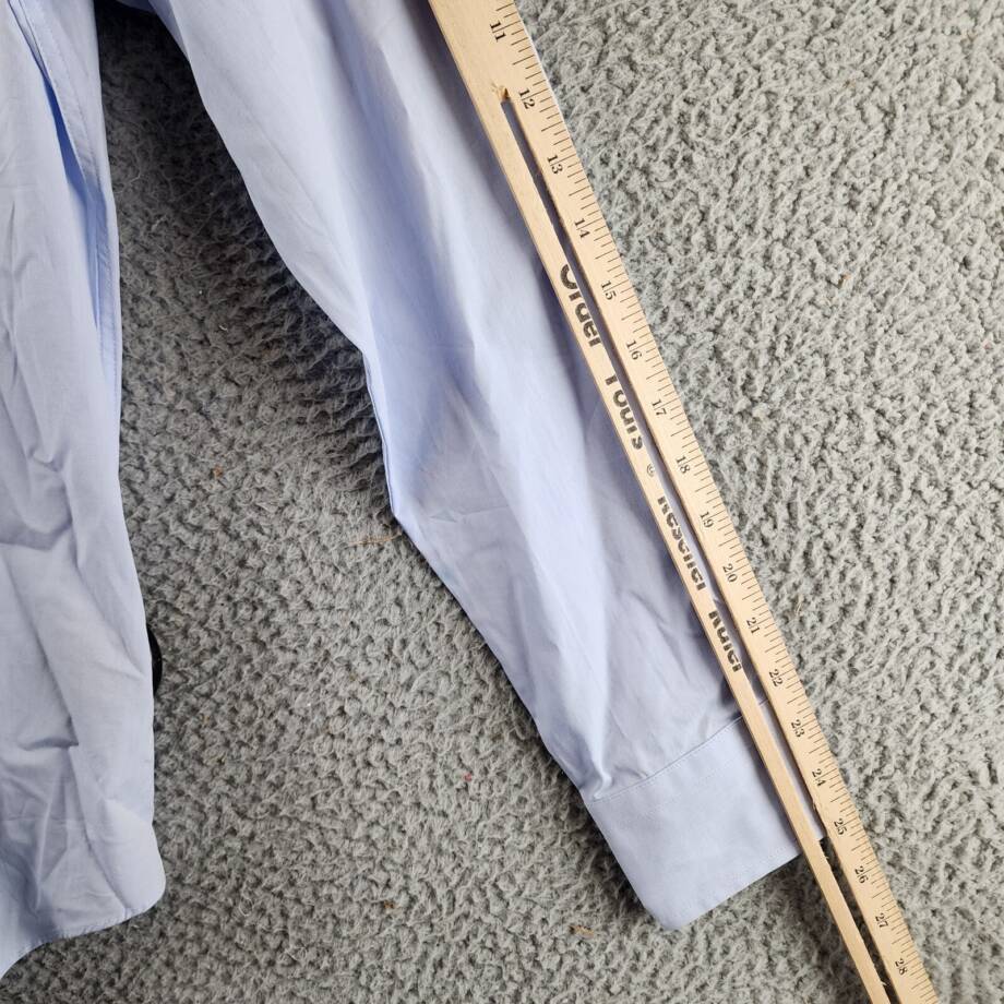 The Men's Store at Bloomingdale's Stretch Slim Fit Dress Shirt 14.5R Light Blue