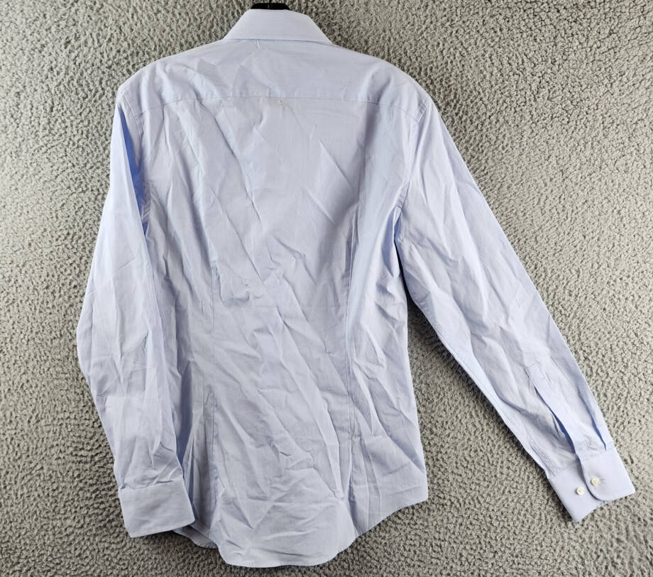The Men's Store at Bloomingdale's Stretch Slim Fit Dress Shirt 14.5R Light Blue