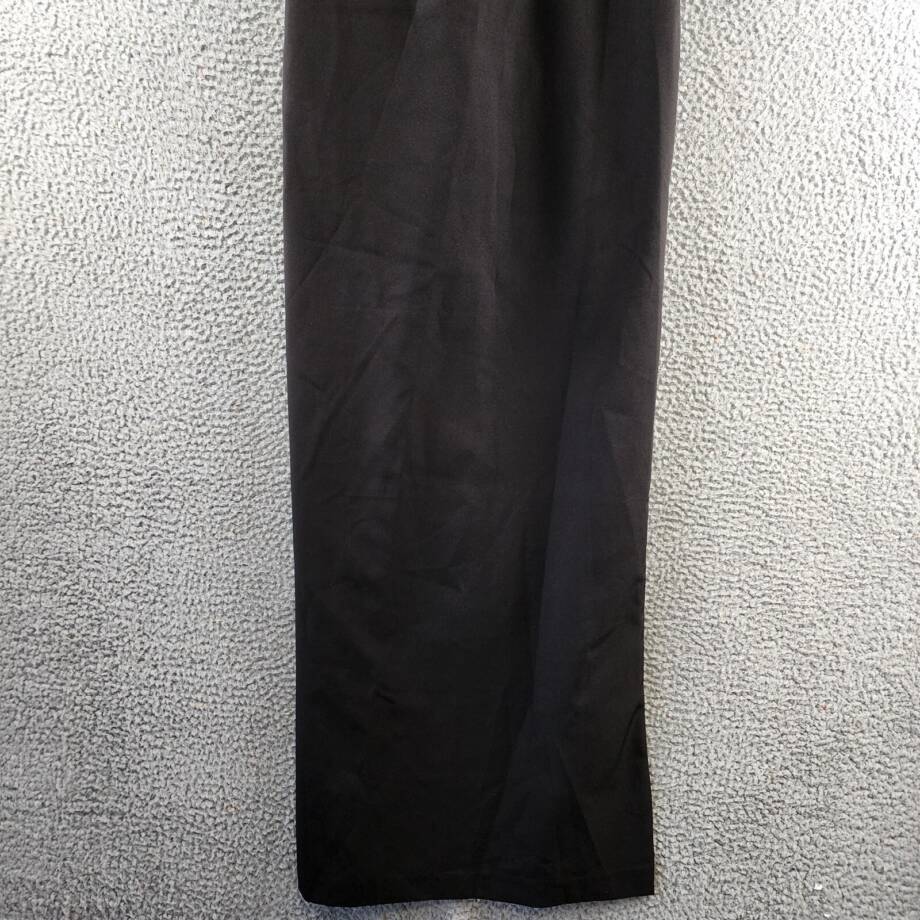 Aidan Mattox Square Neck Cut-Out Maxi Evening Dress Women's 2US Black Back Zip