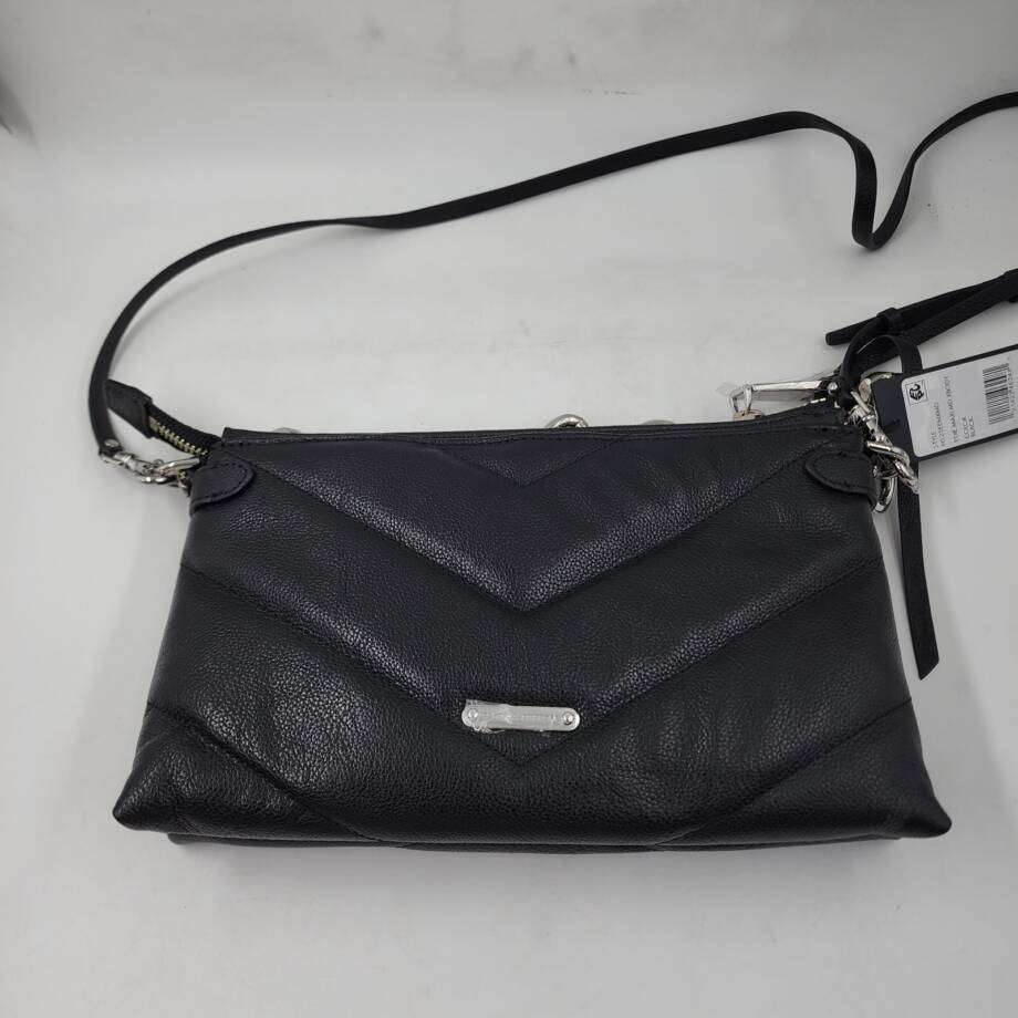 Rebecca Minkoff Edie Maxi Medium Crossbody Bags Women's Black Zip Closure