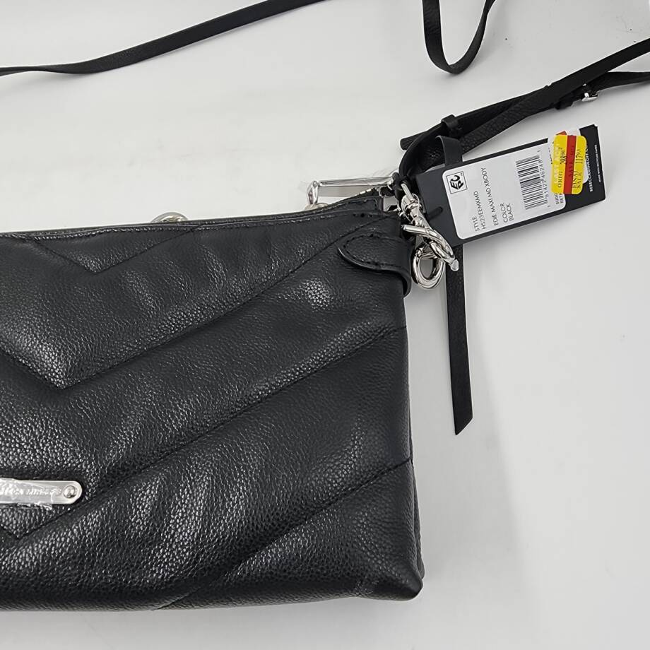 Rebecca Minkoff Edie Maxi Medium Crossbody Bags Women's Black Zip Closure