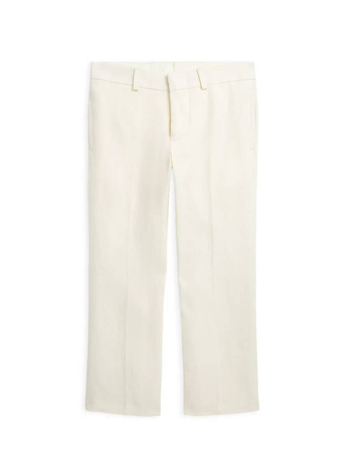 Lauren Ralph Lauren Straight Leg Linen Dress Pants Little Boys' 5/22.5'' White