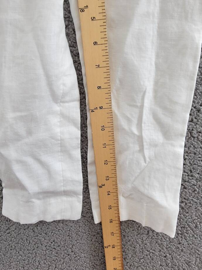 Lauren Ralph Lauren Straight Leg Linen Dress Pants Little Boys' 5/22.5'' White