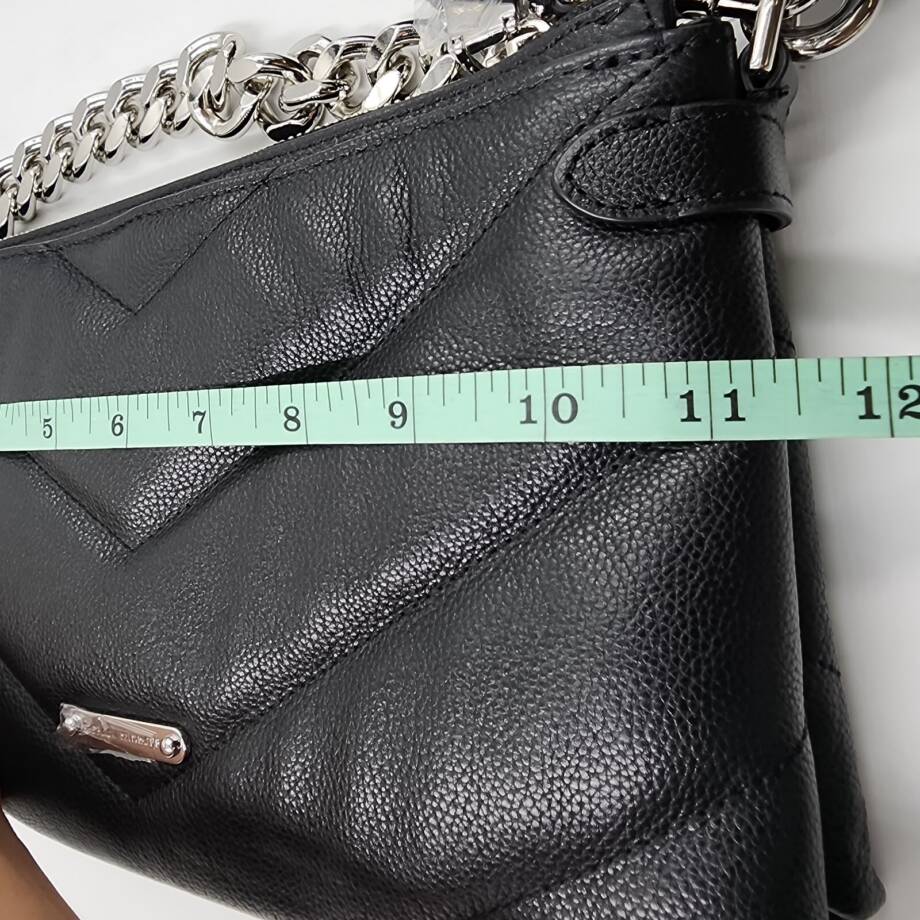 Rebecca Minkoff Edie Maxi Medium Crossbody Bags Women's Black Zip Closure