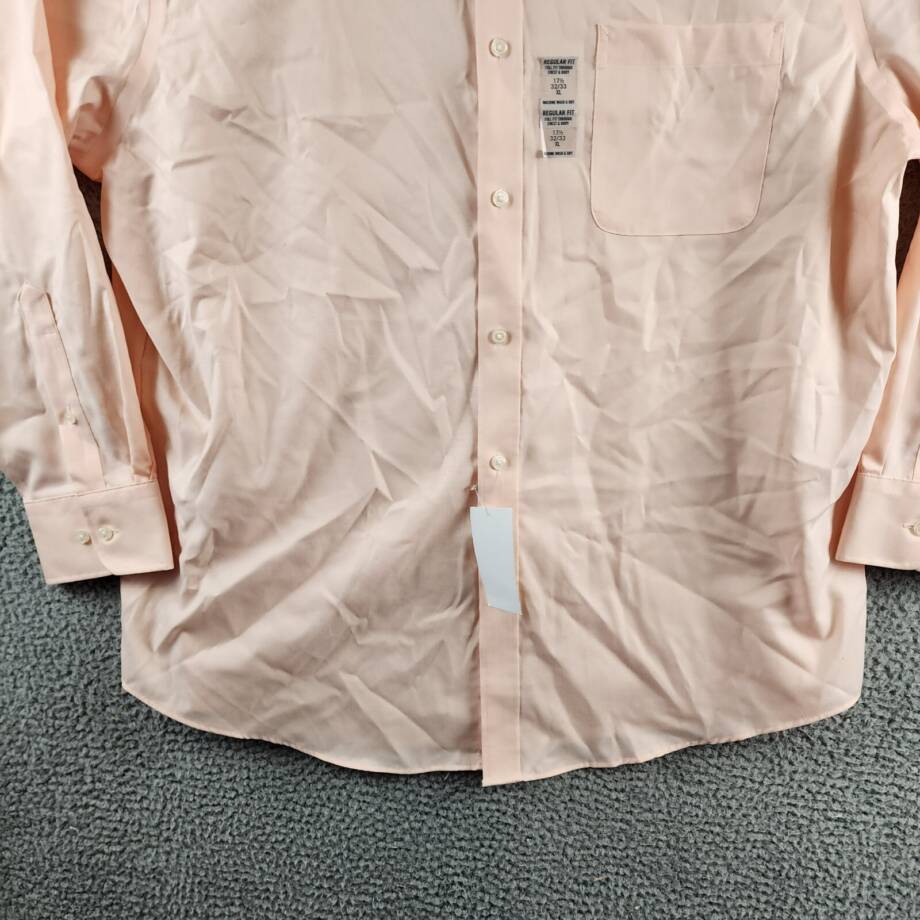 Tommy Hilfiger TH Flex Regular Fit Stretch Oxford Dress Shirt Mens XL 17.5 32/33