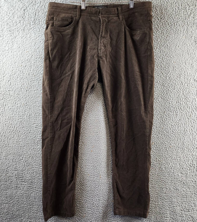 The Men's Store at Bloomingdale's Tailored Fit Corduroy Jeans 36Wx30L Dark Taupe