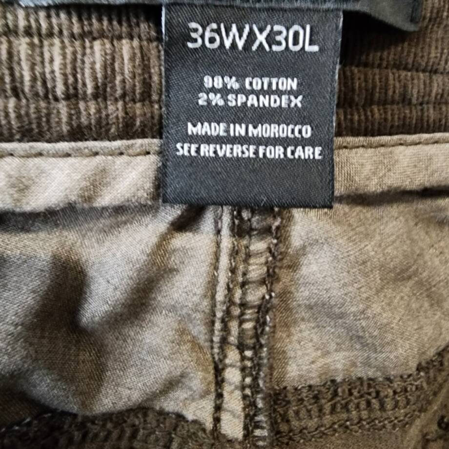 The Men's Store at Bloomingdale's Tailored Fit Corduroy Jeans 36Wx30L Dark Taupe