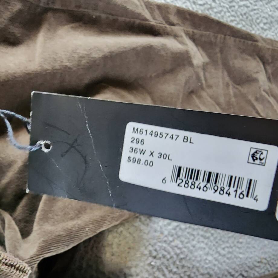 The Men's Store at Bloomingdale's Tailored Fit Corduroy Jeans 36Wx30L Dark Taupe