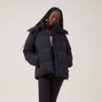 Cotton On Body The Recycled Mother Puffer Jacket Womens S Black Full Zip Closure