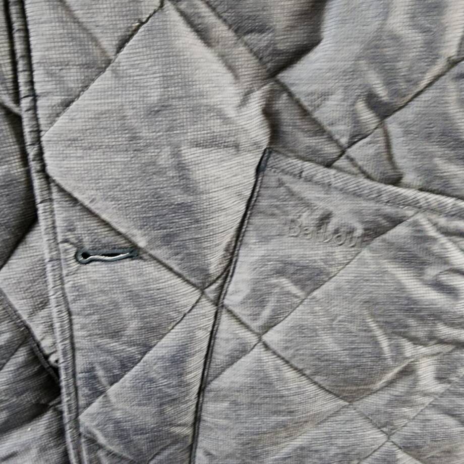 Barbour Tarn Liddesdale Quilted Jacket Men's M Navy Front Pockets Button Closure