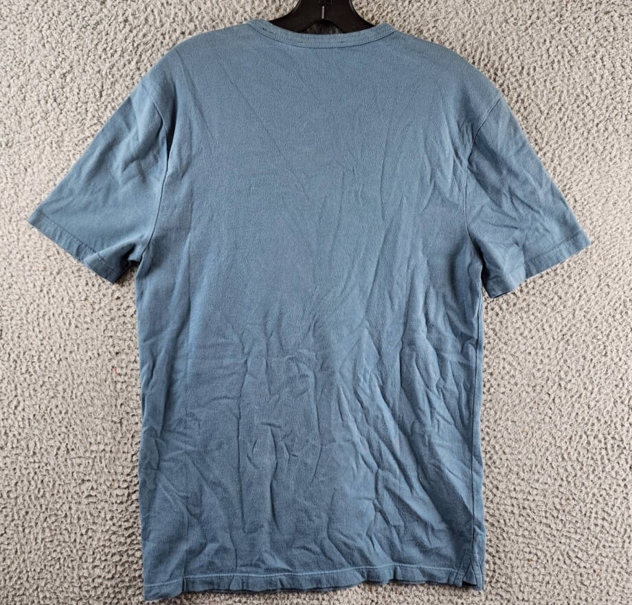 Vince Pima Cotton Pique Tee Men's XS Teal Crewneck Short Sleeves Pullover Style