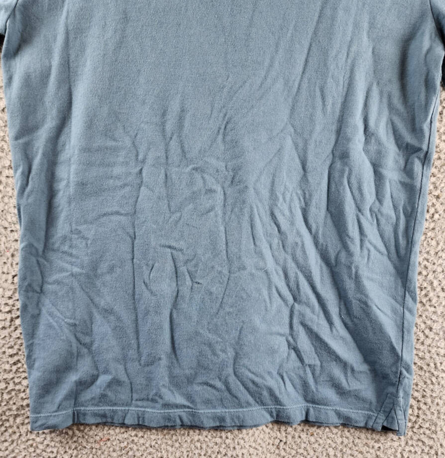 Vince Pima Cotton Pique Tee Men's XS Teal Crewneck Short Sleeves Pullover Style