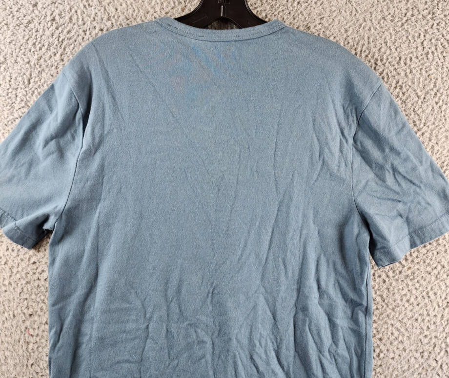 Vince Pima Cotton Pique Tee Men's XS Teal Crewneck Short Sleeves Pullover Style