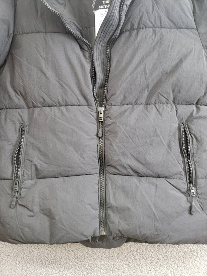 Cotton On Body The Recycled Mother Puffer Jacket Womens S Black Full Zip Closure