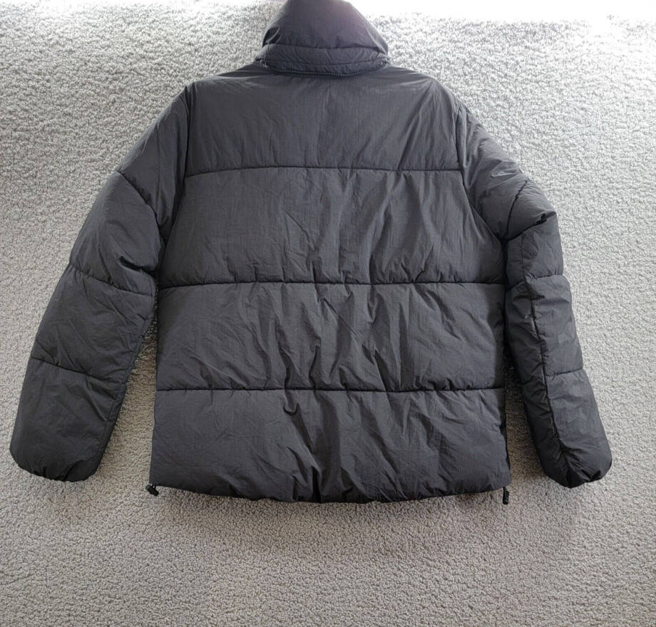 Cotton On Body The Recycled Mother Puffer Jacket Womens S Black Full Zip Closure