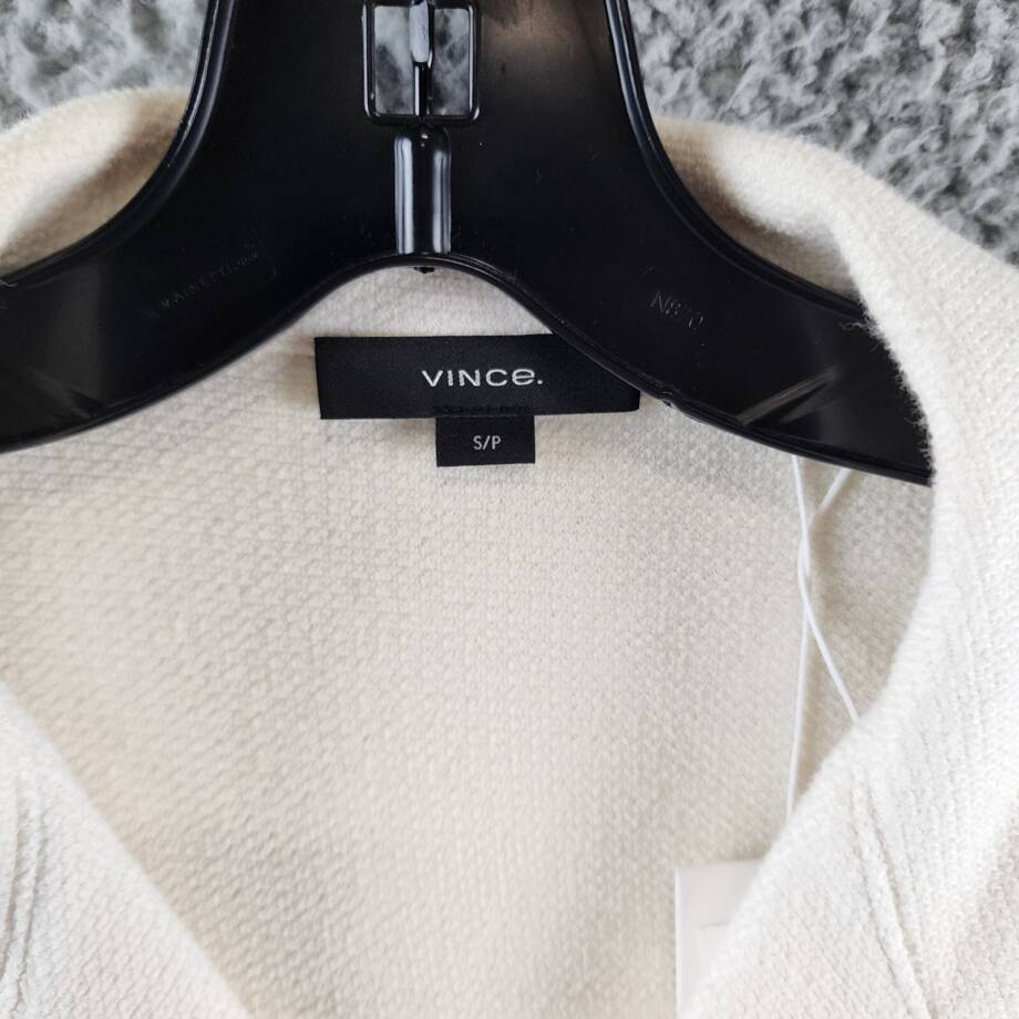 Vince Bouclé Button Down Camp Collar Shirt Men's S Bone Shoulder Yoke At Back