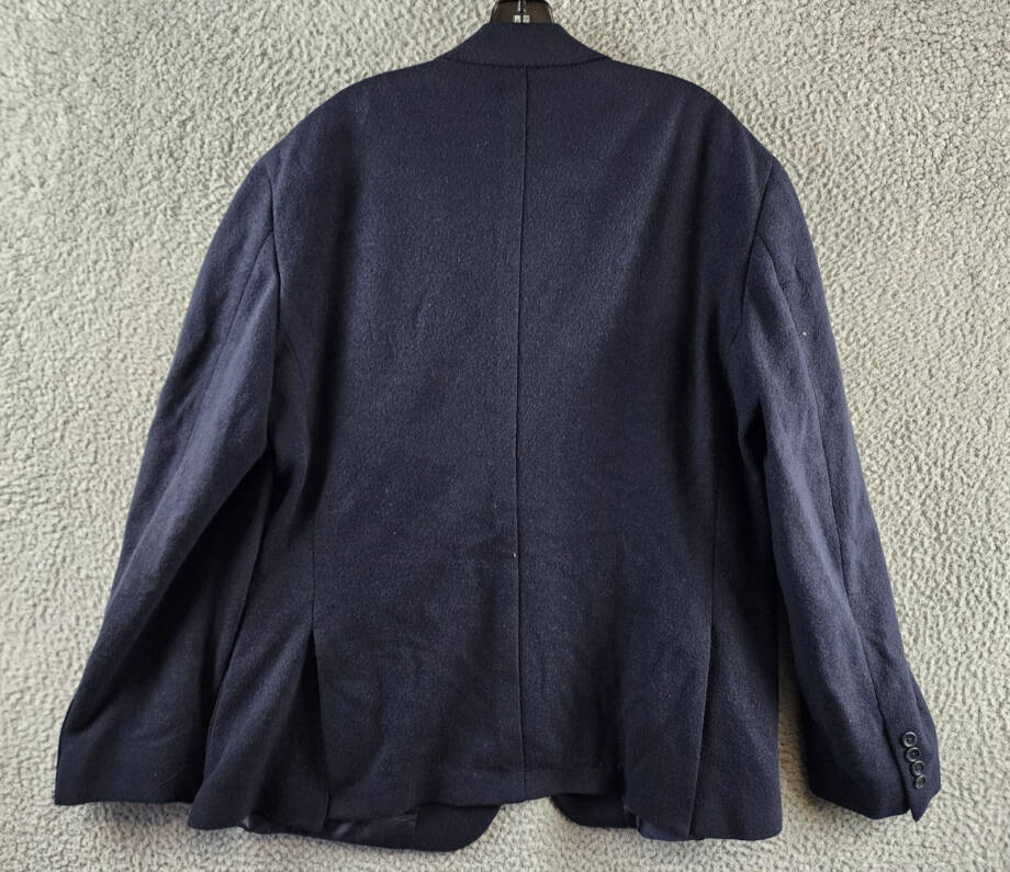 The Men's Store at Bloomingdale's Micro Bouclé Regular Fit Coat Men's 42R Navy