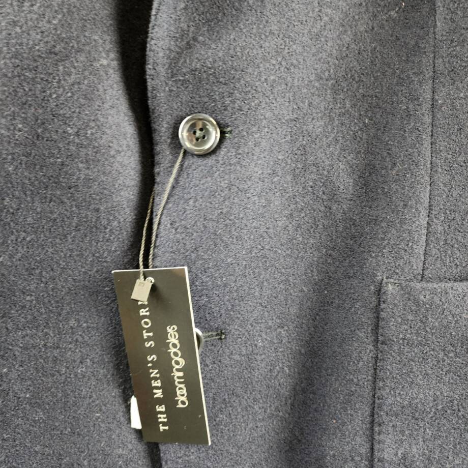 The Men's Store at Bloomingdale's Micro Bouclé Regular Fit Coat Men's 42R Navy