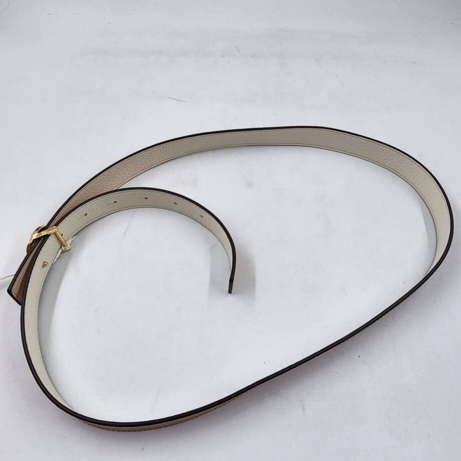 B-low the Belt Coda Mod Leather Belt Women's Large Black/Gold Buckle Closure