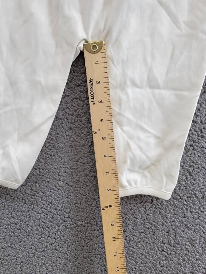 Ralph Lauren Snowflake Smocked Coveralls Baby Girl's 12M White Button Back L/S