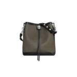 Rebecca Minkoff Darren Canvas & Leather Bucket Bag Women's Military/Black