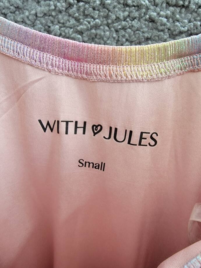 With Jules Ruched Square-Neck Mesh Dress Big Girls S Multi Short Sleeve Pullover