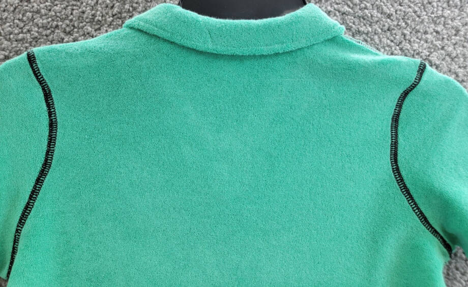 Burberry Towelling Polo Shirt & Shorts Set Boys 4Y Bright Jade Contrast Trim