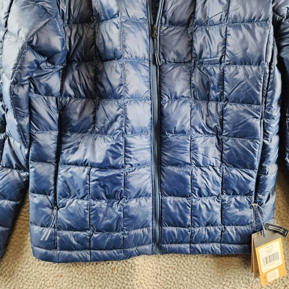 The North Face ThermoBall Eco 2.0 Jacket Men's S Shady Blue Full Zip Long Sleeve