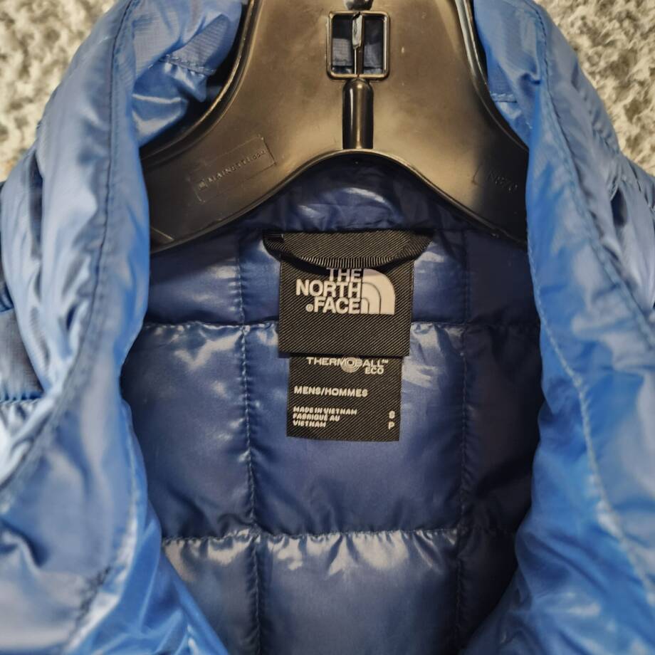 The North Face ThermoBall Eco 2.0 Jacket Men's S Shady Blue Full Zip Long Sleeve