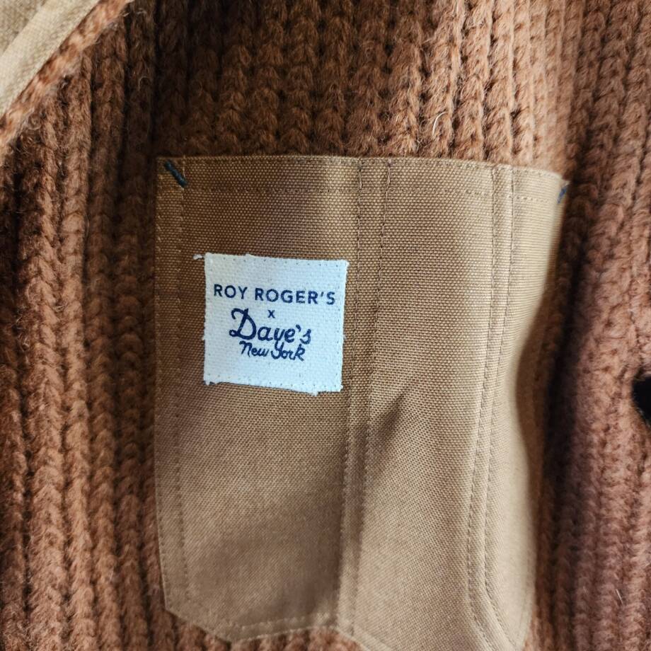 Roy Roger's x Dave's New York Wool Blend Work Jacket Men's L Duck Button Closure
