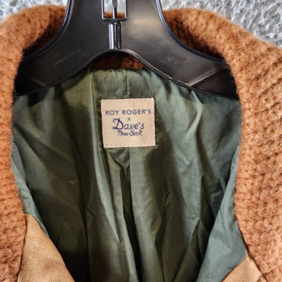 Roy Roger's x Dave's New York Wool Blend Work Jacket Men's L Duck Button Closure