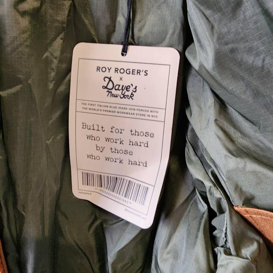 Roy Roger's x Dave's New York Wool Blend Work Jacket Men's L Duck Button Closure