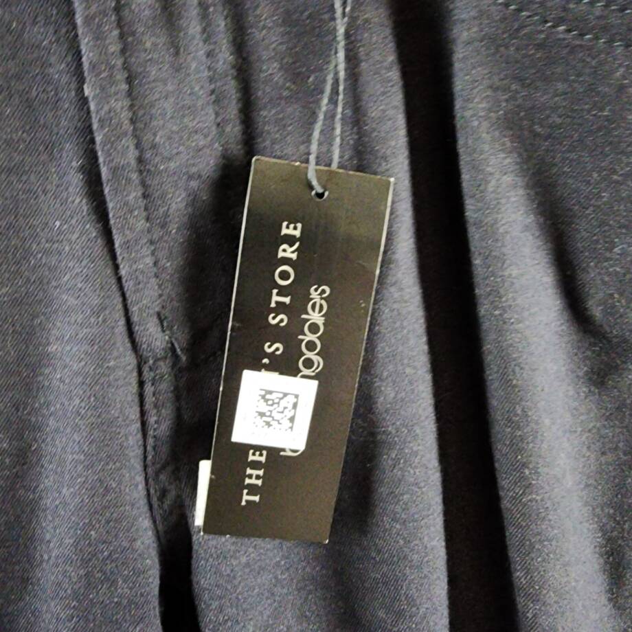 The Men's Store at Bloomingdale's Flannel Tailored Fit Pants Men's 32Wx32L Navy