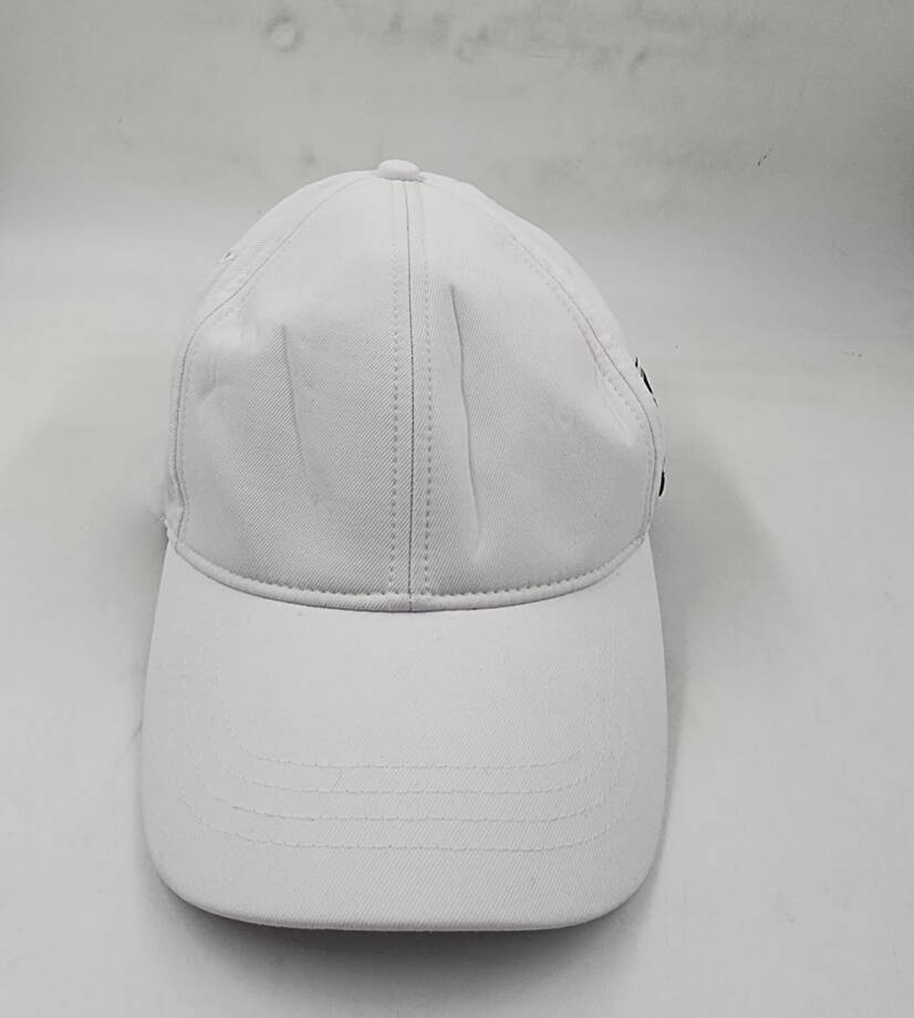 Karl Lagerfeld Paris Embroidered Baseball Cap Women's One Size White Adjustable