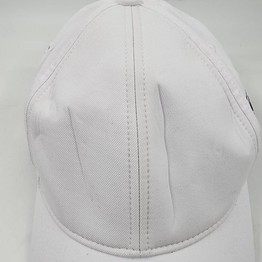 Karl Lagerfeld Paris Embroidered Baseball Cap Women's One Size White Adjustable