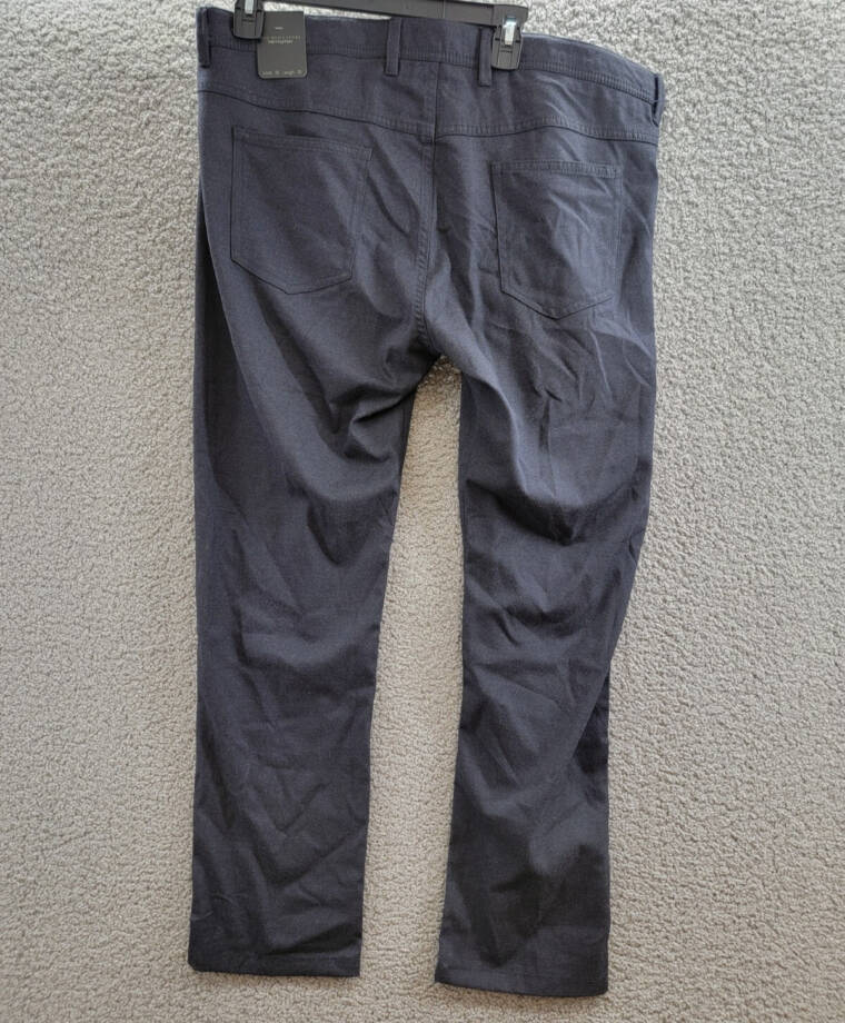 The Men's Store at Bloomingdale's Flannel Tailored Fit Pants Men's 38Wx30L Navy