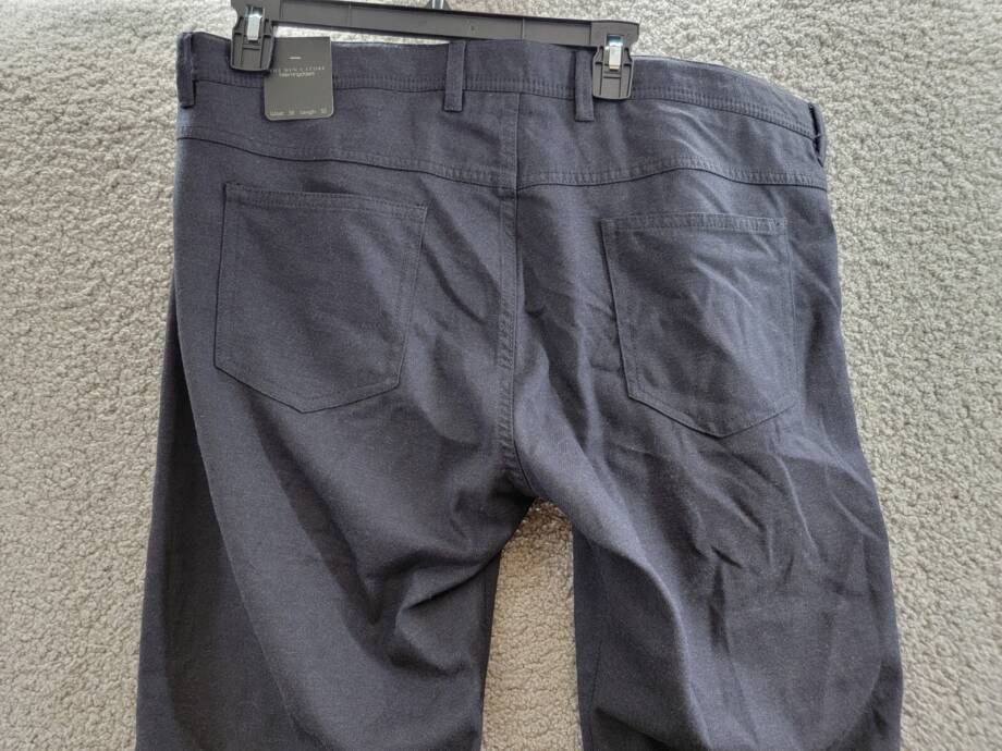 The Men's Store at Bloomingdale's Flannel Tailored Fit Pants Men's 38Wx30L Navy
