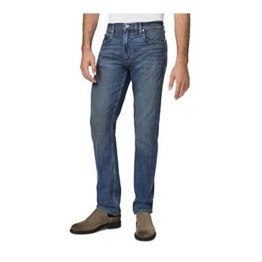 Paige Federal Slim Straight Fit Jeans Men's 38 Fergus High Rise Zip/Button