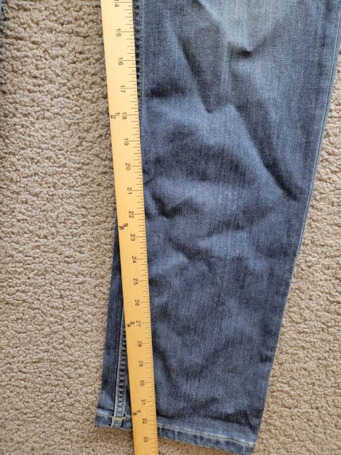 Paige Federal Slim Straight Fit Jeans Men's 38 Fergus High Rise Zip/Button