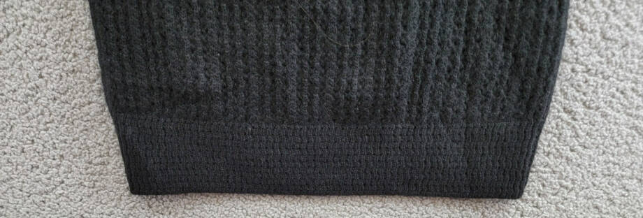 C by Bloomingdale's Cashmere Crochet Crewneck Vest Women's S Black Pullover