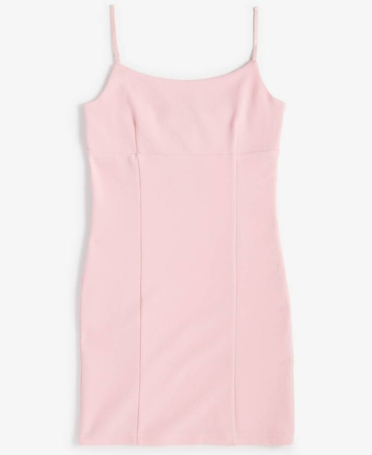 With Jules Sleeveless Bow-Back Ponté-Knit Dress Big Girl XL Pastel Pink Side Zip