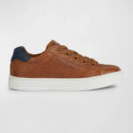 GEOX Nashik Garçon Low Cut Sneaker Boys 37 Cognac/Navy Lace And Zip Closure