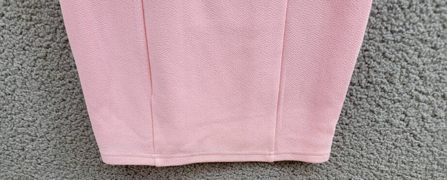 With Jules Sleeveless Bow-Back Ponté-Knit Dress Big Girl XL Pastel Pink Side Zip