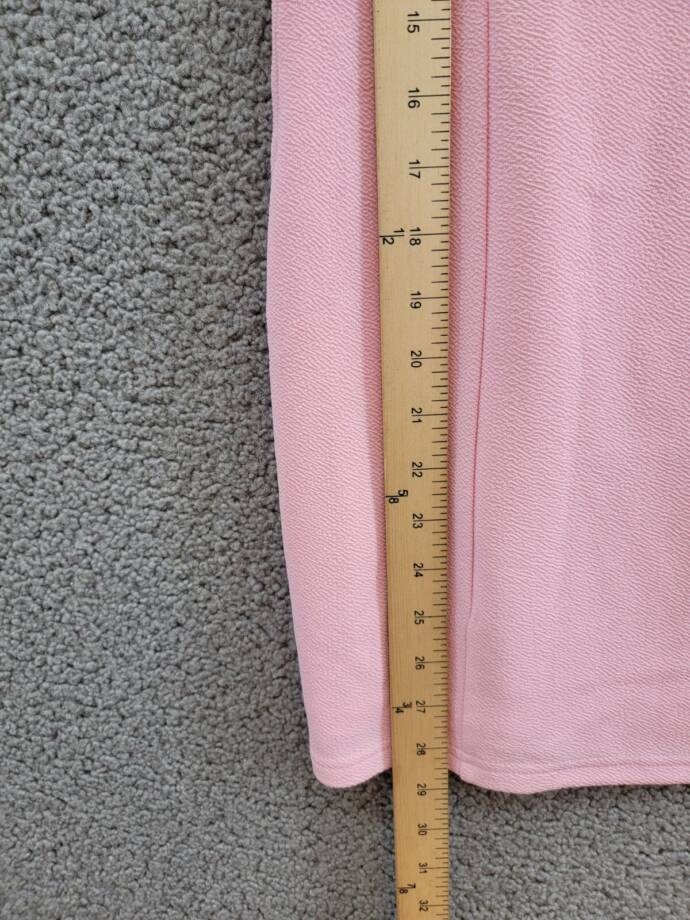 With Jules Sleeveless Bow-Back Ponté-Knit Dress Big Girl XL Pastel Pink Side Zip
